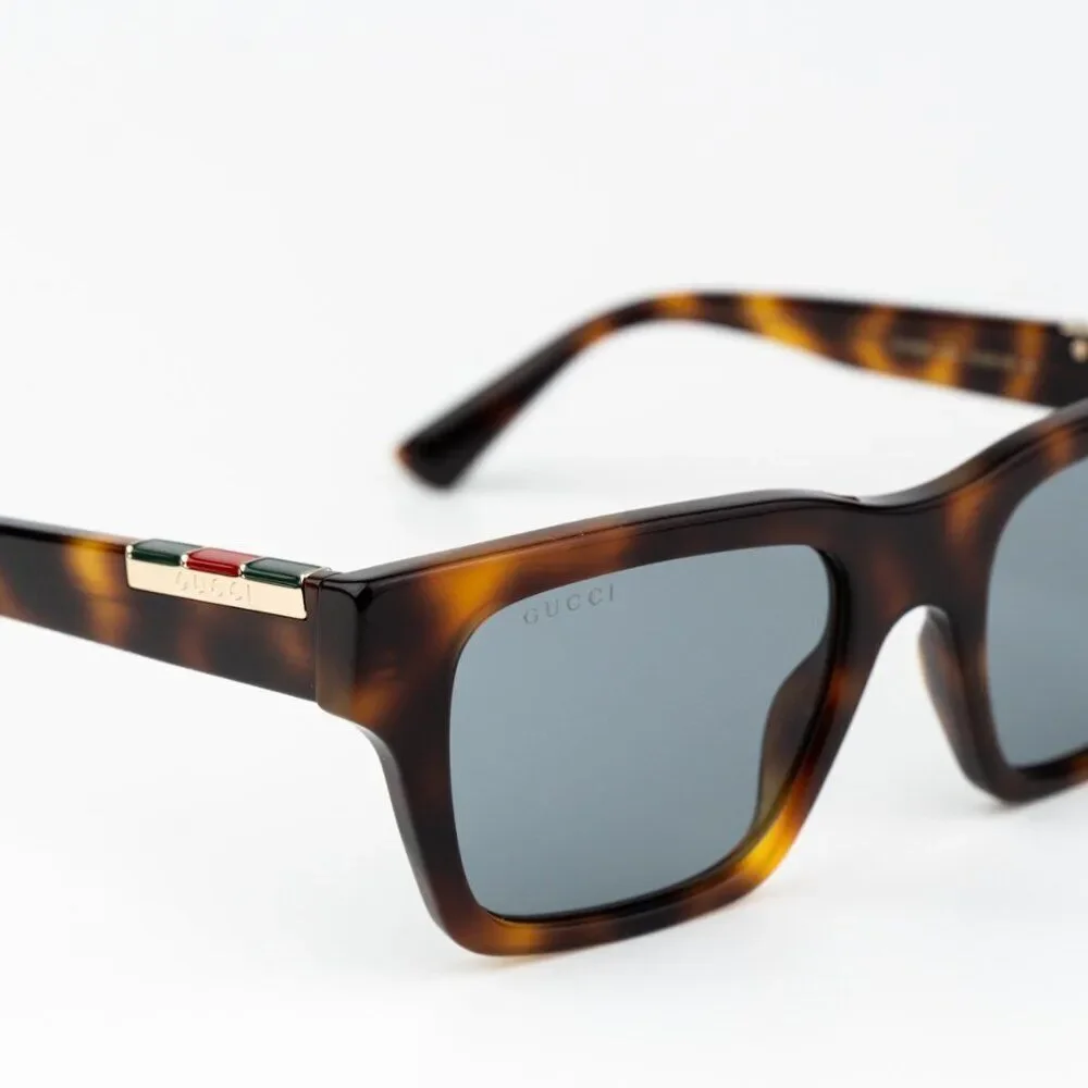 SALE! Gucci Men Sunglasses Havana Grey Square GG1889S 004 BRAND NEW